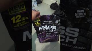 Mass Tech Review  MuscleTech Mass Gainer [upl. by Olenta97]