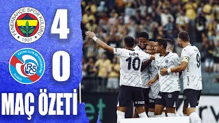 Fenerbahçe 40 Strasbourg Maç Özeti  Fenerbahçe Strasbourg [upl. by Carew47]