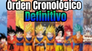 CRONOLOGÍA DEFINITIVA 🔥 DE DRAGÓN BALL 2023  AnimeManga y películas ✅ [upl. by Balduin]