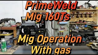 Primeweld Mig160Ts Mig operation Part 3 [upl. by Barlow]