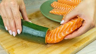 Zalm en courgette recept voor een geslaagd diner Verras de FAMILIE met dit recept [upl. by Suravart]