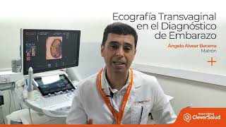 ECOGRAFÍA TRANSVAGINAL PARA DETECCIÓN PRECOZ DEL EMBARAZO ANGELO ALVEAR MATRON CLÍNICA CLEVERSALUD [upl. by Cohdwell660]