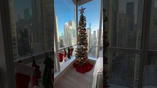 Chicago apartment Christmas decor vlog vlogmas chicagoapartments christmasdecor christmastree [upl. by Papert166]