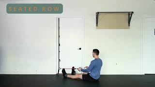 Seated Row with Resistance Bands – Strengthen Your Back and Improve Posture [upl. by Anirdua54]