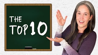 English Words – The Top 10 – Pronunciation Guide – Learn English American English [upl. by Yssak435]