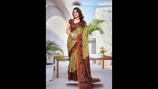 meeshopartywearsarees partywearsaree saree sareefashion meeshosaree fashion trendingshorts [upl. by Morice]