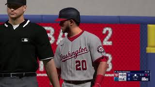 MLB The Show 22 Nationals At Marlins Game 3 [upl. by Nocaed]