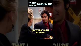 What NOT to say in front of a Lady 🤣 Learn from Raj  The Big Bang Theory funny comedy shorts [upl. by Levine]