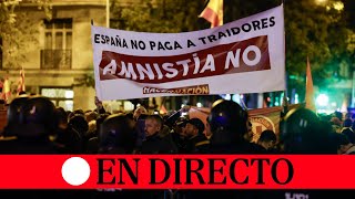 🔴 DIRECTO  Manifestaciones en Madrid contra la amnistía [upl. by Adnih]