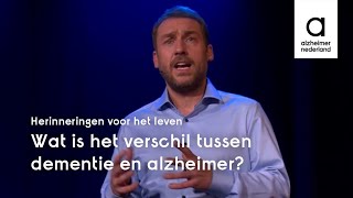 Wat is het verschil tussen dementie en alzheimer  Herinneringen voor het leven 2019 [upl. by Gerardo405]