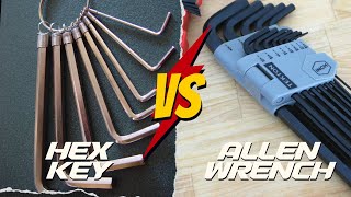 Hex Key vs Allen Wrench  Comparison [upl. by Hamilton]