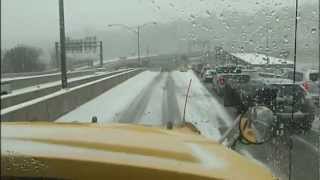 Snow Plow Truck RideAlong RAW Video [upl. by Munroe]