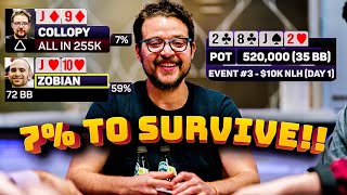 Is There A Way To Avoid This Big AllIn at 2024 Poker Masters [upl. by Eilrac171]