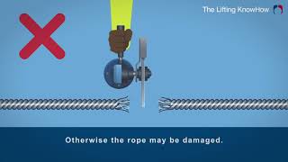 Lifting KnowHow – Uncoiling and cutting steel wire rope [upl. by Asyal]