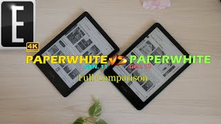 Amazon Kindle Paperwhite Gen 11 vs Gen 12 Comparison [upl. by Etolas613]