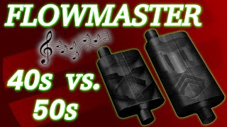 FlowMaster 40 vs 50 delta flow on a Fox Body Mustang [upl. by Einyaj]