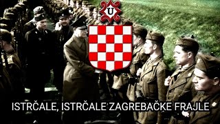 Ustaški splet Hrvatske Ustaške pjesme  Tekst pjesme [upl. by Euton]