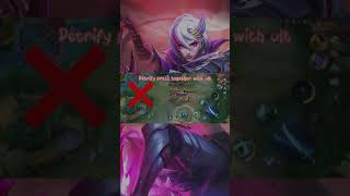 Benedetta Trick Ulti  Petrify benedettatutorial shorts short mobilelegends mlbb [upl. by Devonna]