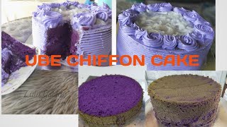 UBE CAKE TUTORIAL  How to make Ube Chiffon Cake step by step  Lulu Gabito [upl. by Phillip]