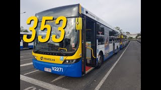 Route 353  The City Elizabeth St To Chermside via Stafford includes Stafford offpeak deviation [upl. by Mendie]