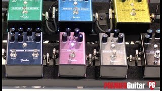 SNAMM 18  Fender The Pelt Full Moon Distortion amp Engager Boost Demos [upl. by Assile]