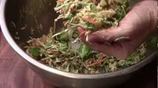 How To Make Asian Cole Slaw Salad [upl. by Germayne]