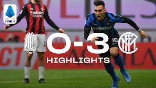 AC MILAN 03 INTER  HIGHLIGHTS  SERIE A 2021  LuLa turns Milano Nerazzurra ✌🏻⚫🔵 [upl. by Yendis]