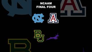 NCAAM Final Four Predictions cbbpredictions finalfour collegebasketball sports ncaabasketball [upl. by Giark]