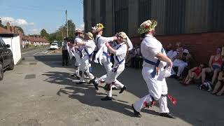 Jockey Morris dance quotquotMyrtle Treequot from Bamptonquot at Bromyard Folk Festival 2023 [upl. by Mccready]