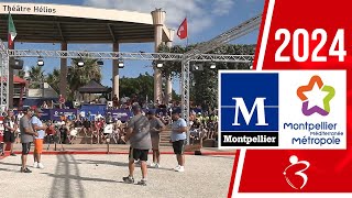 Finale LACROIX vs HATCHADOURIAN  International triplette à pétanque Montpellier 3M 2024 [upl. by Adon981]