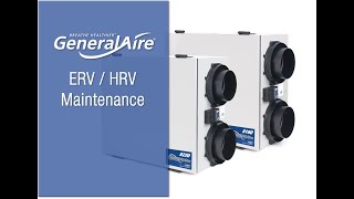 GeneralAire® HRV amp ERV Maintenance [upl. by Ingar]