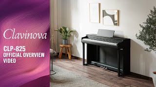 Yamaha Clavinova CLP825 Digital Piano Overview [upl. by Somerville]