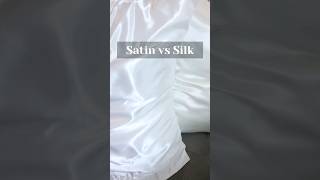 Crazy Satin vs Silk Pillowcase comparison silk satin shorts [upl. by Asereht]