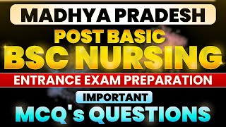 MP Post Basic Bsc Nursing Entrance Exam Question Papers  Most Important Mcqs 2 [upl. by Gabrila122]