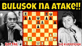 Bulusok at Malalim na Atake  GM Tal vs GM kupreichik  Moscow 4 Teams Ch 1981 [upl. by Fishback309]