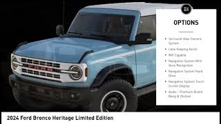 2024 Ford Bronco 18502 [upl. by Anilatak942]