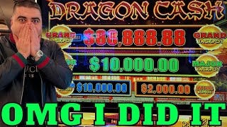 Winning MASSIVE JACKPOT On High Limit Dragon Link Slot [upl. by Santiago66]