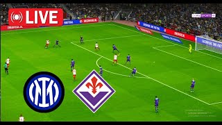 Inter Milan vs Fiorentina Match Live Score  Italian Serie A Match Live Stream [upl. by Idnac140]