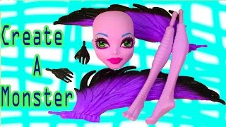 Create A Monster High Harpy Girl Doll Add On Starter Pack CAM Playset Set Cookieswirlc [upl. by Ahsieker]