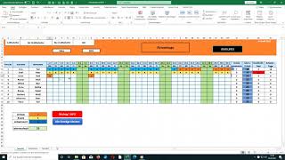 Urlaubsplaner und statistik mit Excel [upl. by Rehpoitsirhc]