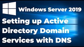 Setting up Active Directory in Windows Server 2019 Step By Step Guide [upl. by Maurili]