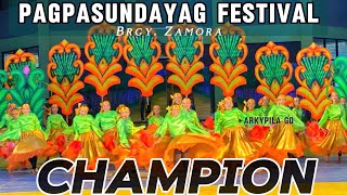 BRGY ZAMORA CHAMPION HANDURAYO BATTLE OF FESTIVAL 2024 PONTEVEDRA [upl. by Ami]