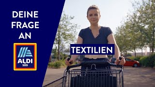 Textilien bei ALDI SÜD [upl. by Zildjian]