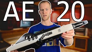 An electronic saxophone  Aerophone AE20 unboxingreview [upl. by Nnylahs]