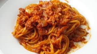 Easy Meat Sauce  Spaghetti bolognese  po bolońsku  Simple Recipe  przepisTV [upl. by Heller92]