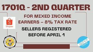 8mixed earners 1701Q 2ND registered before april 1 [upl. by Lasko]