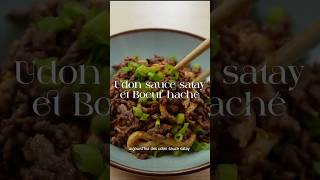 Udon sauce satay et bœuf haché [upl. by Ladnar]