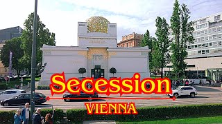 The Famous Secession Building  Vienna in 4K [upl. by Duahsar843]