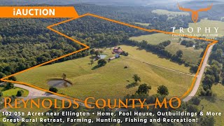 10205± Acres in Reynolds County MO Land iAuction  Rural Retreat  TrophyPAcom [upl. by Dorren]