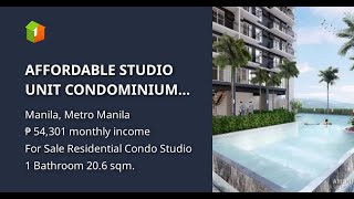 AFFORDABLE STUDIO UNIT CONDOMINIUM IN SUNTRUST ASCENTIA STA ANA MANILA NEAR MALLS [upl. by Arlan]